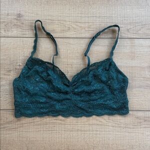 Cosabella size medium Lace Bralette - Dark Green Women's Intimates
